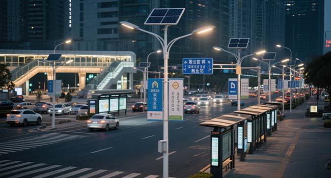 solar LED street lights